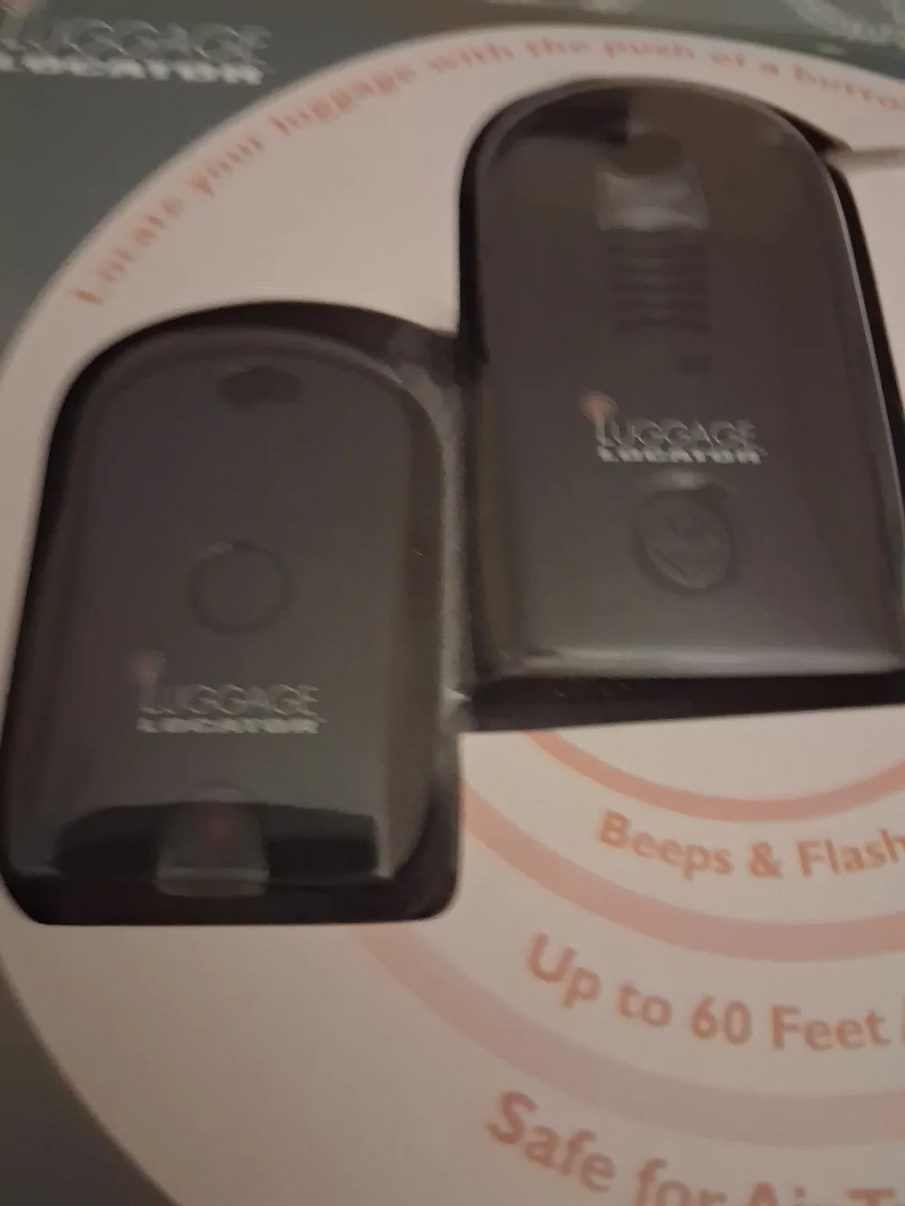 Luggage Locator Wearable Tracker - Black -